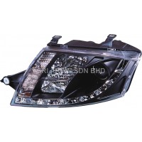 AUDI TT 99-06 Black Projector Headlamp w LED
